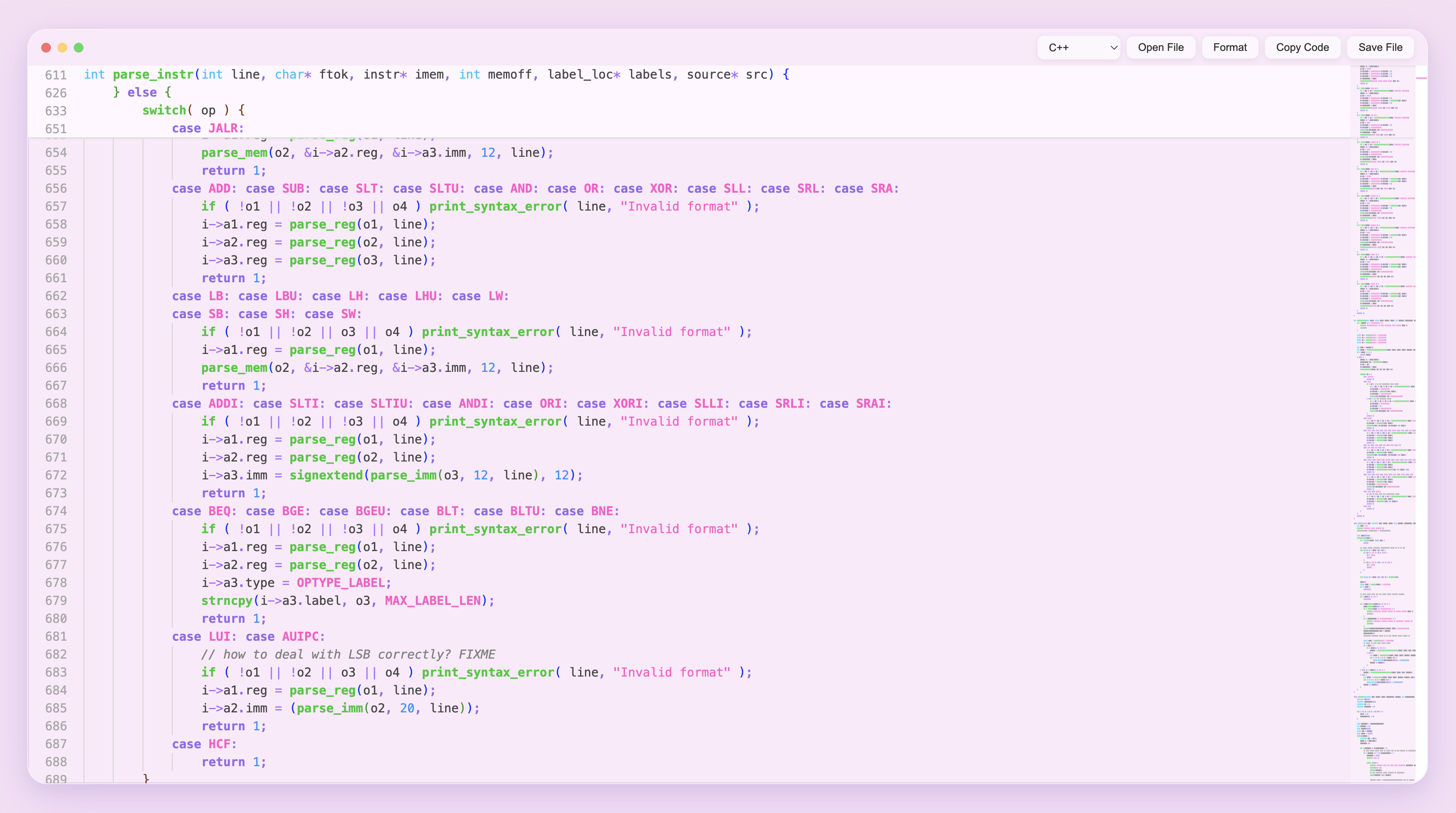 Monaco Editor Web Screenshot