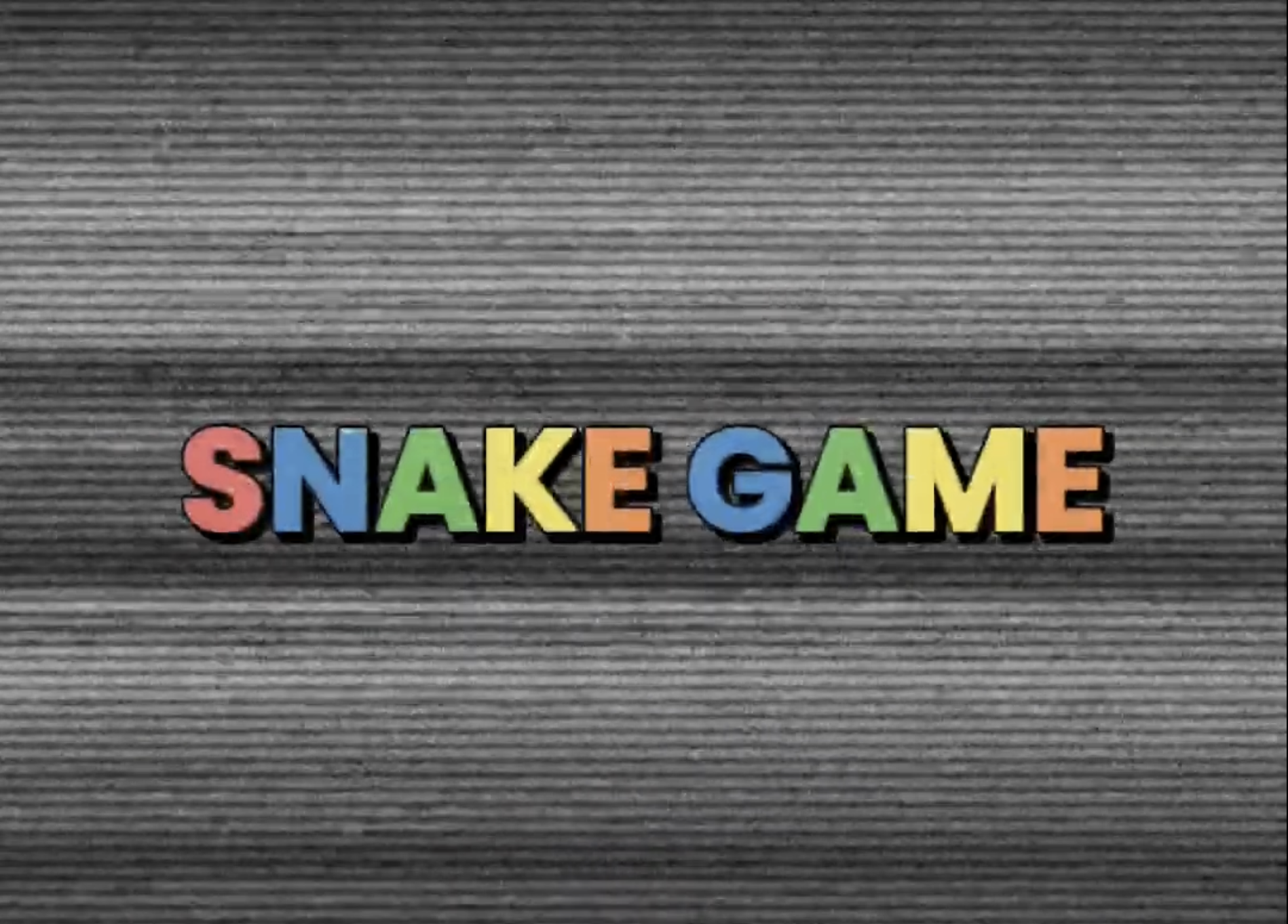 Terminal Snake Game Screenshot