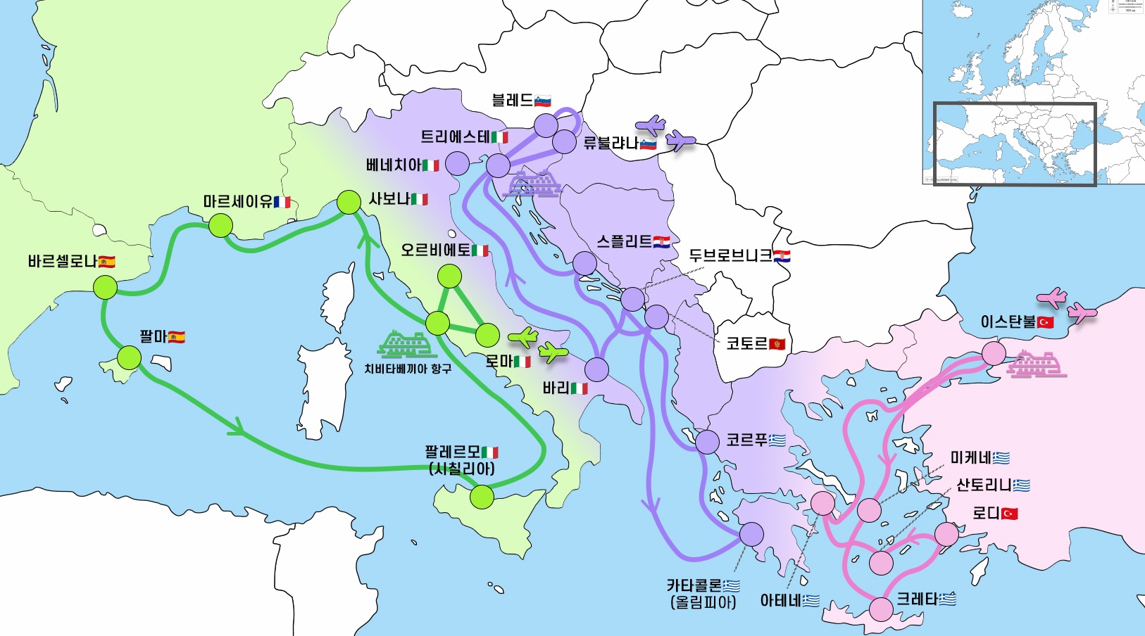 Travel Maps Design